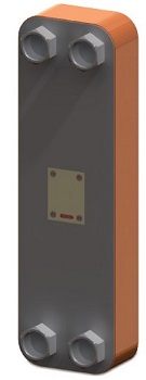 Паяный теплообменник HYDAC HEX S722-100