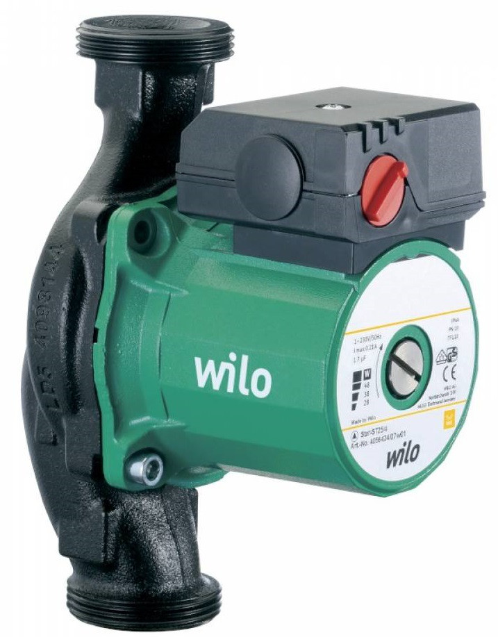 Циркуляционный насос с мокрым ротором Wilo Star-STG 25/8