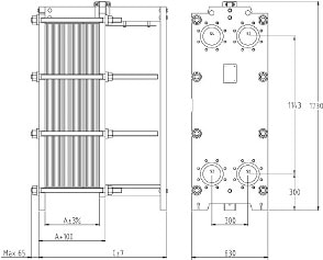 Пластинчатый разборный теплообменник SWEP GC-51P
