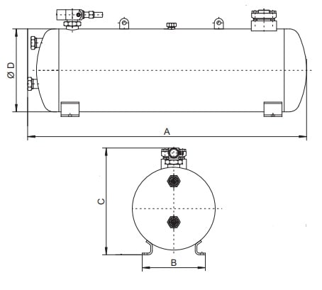Кожухотрубный теплообменник BITZER F152HP