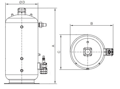 Кожухотрубный теплообменник BITZER FS56